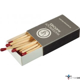 UST WATERPROOF MATCHES 4-PACK 40 MATCHES PER BOX