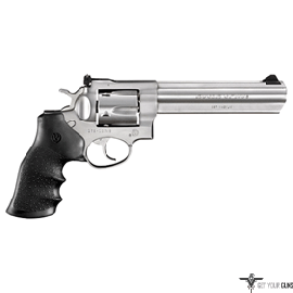 RUGER GP100 .357MAG 6" AS STAINLESS HOGUE MONOGRIP *