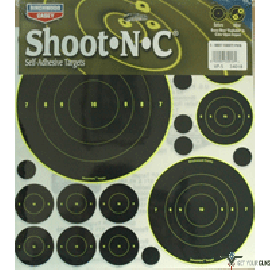 B/C TARGET SHOOT-N-C ASSORTED 1"-50 2"-30 3"-10 5.5"-5 8"-5