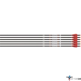 EASTON ARROW 6.5MM MATCH GRADE 400 W/3" AAE HYBRID VANES 6PK