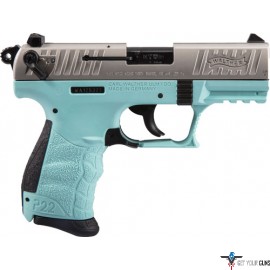 WALTHER P22 CA .22LR 3.42" AS 10-SHOT ANGEL BLUE POLYMER