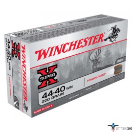 WIN AMMO SUPER-X .44-40 WIN. 200GR. POWER POINT-FP 50-PACK