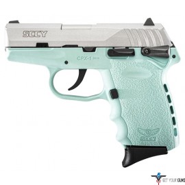 SCCY CPX1-TT PISTOL DAO 9MM 10RD SS/SCCY BLUE SAFETY