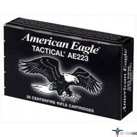 FED AMMO AE TACTICAL .223 55GR. FMJ-BT 20-PACK