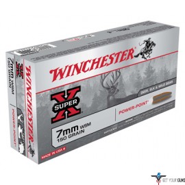 WIN AMMO SUPER-X 7MM WSM 150GR. POWER POINT 20-PACK