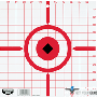 B/C TARGET RIGID PAPER 12" CROSSHAIR SIGHT-IN 10 TARGETS
