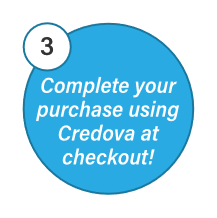 Complete your purchase using Credova on checkout